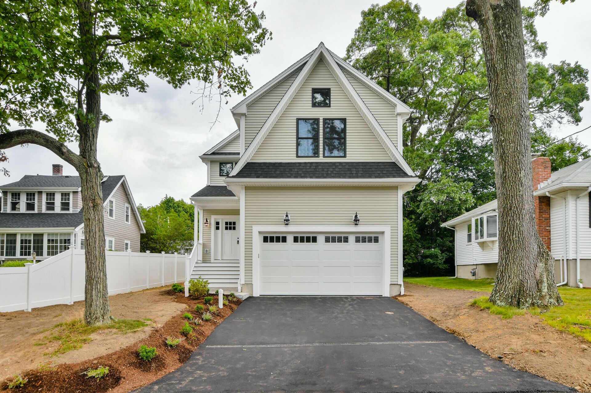 Custom home in Dedham, MA built by Supreme Companies
