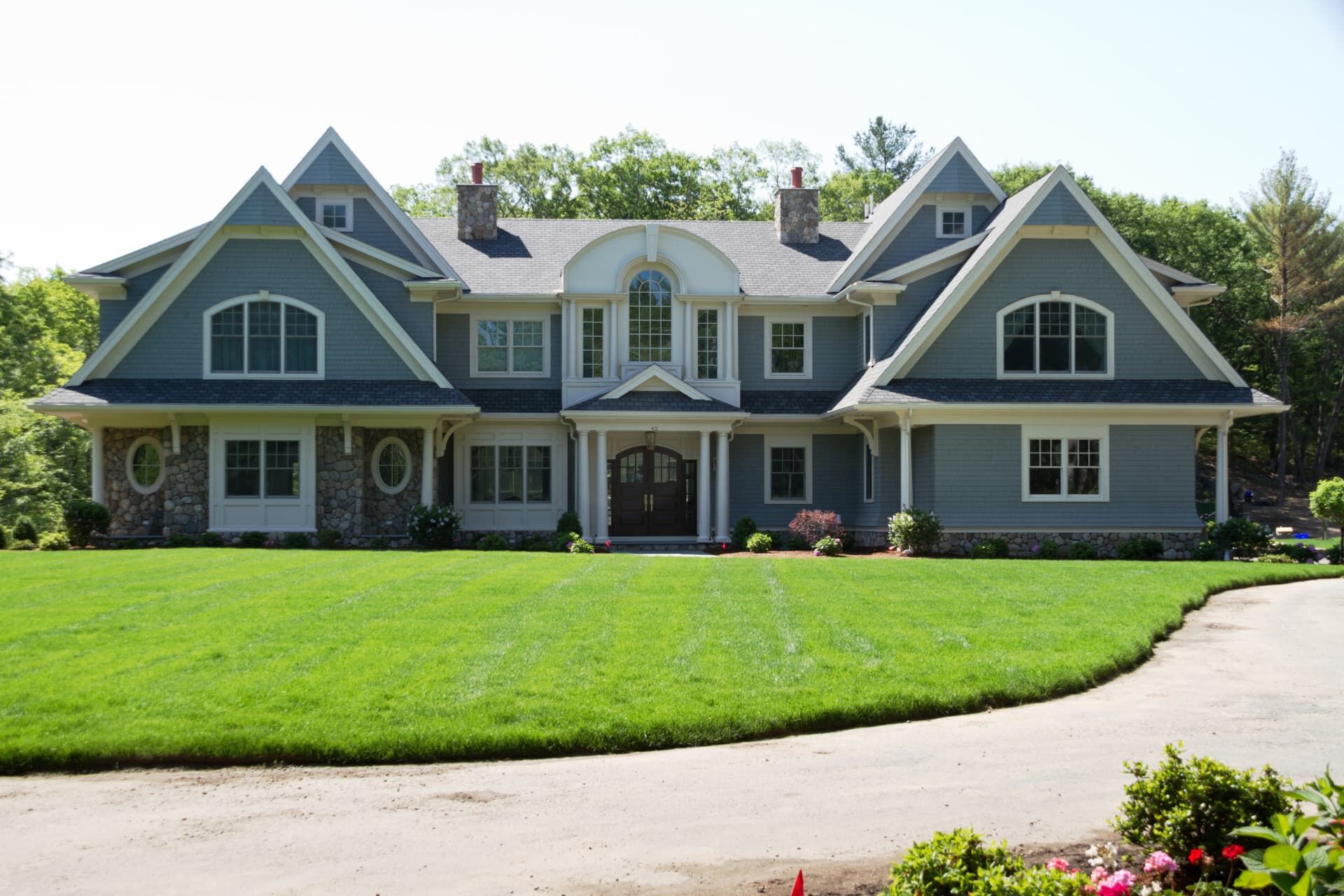 Custom home in Dedham, MA built by Supreme Companies