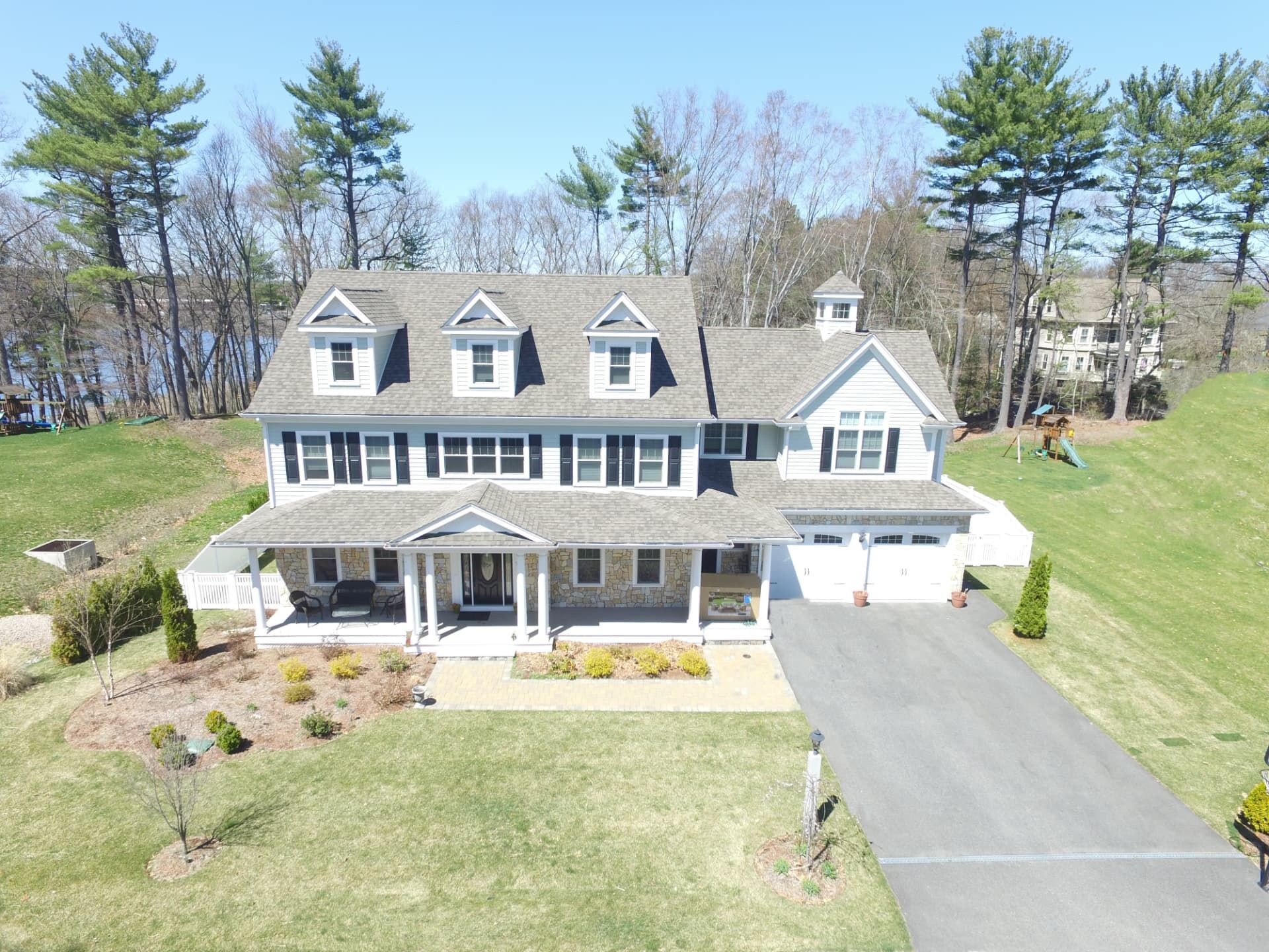 Gibson custom home, Dedham, MA built by Supreme Companies