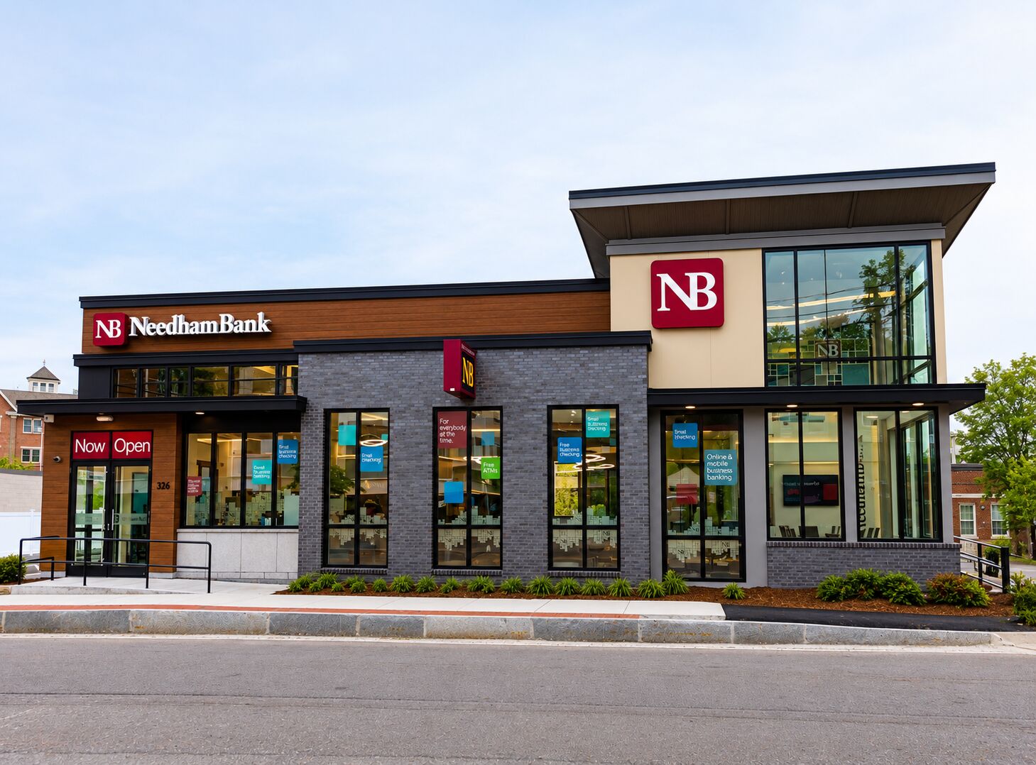 Needham Bank, Dedham, MA - commercial property by Supreme Companies