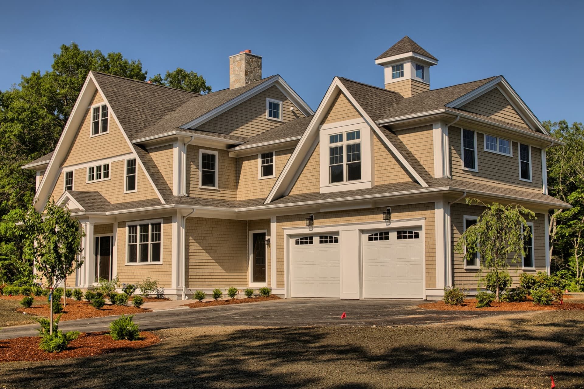 Custom home on Schoolmaster Lane, Dedham, MA built by Supreme Companies