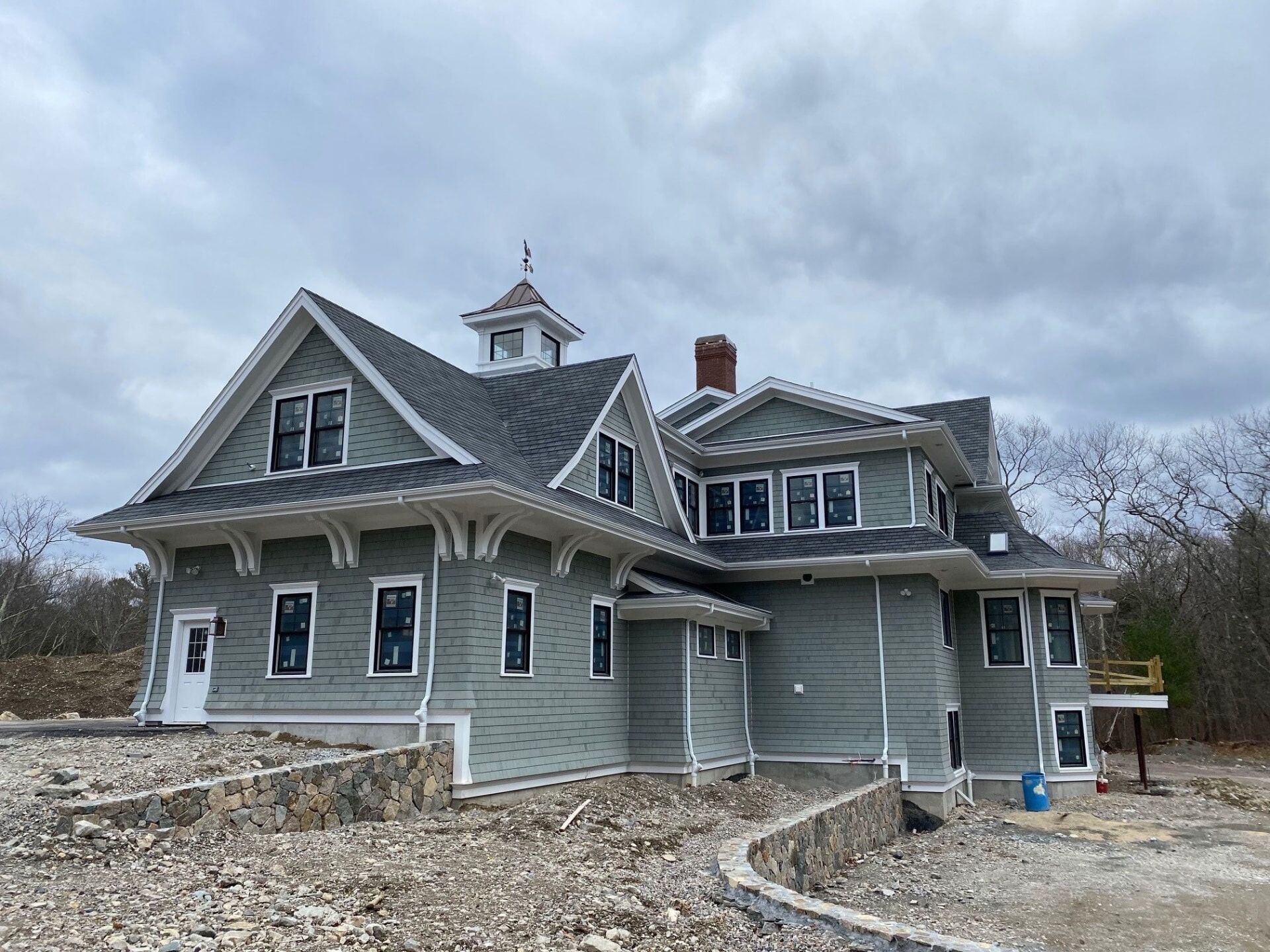 Custom home in Westwood, MA built by Supreme Companies